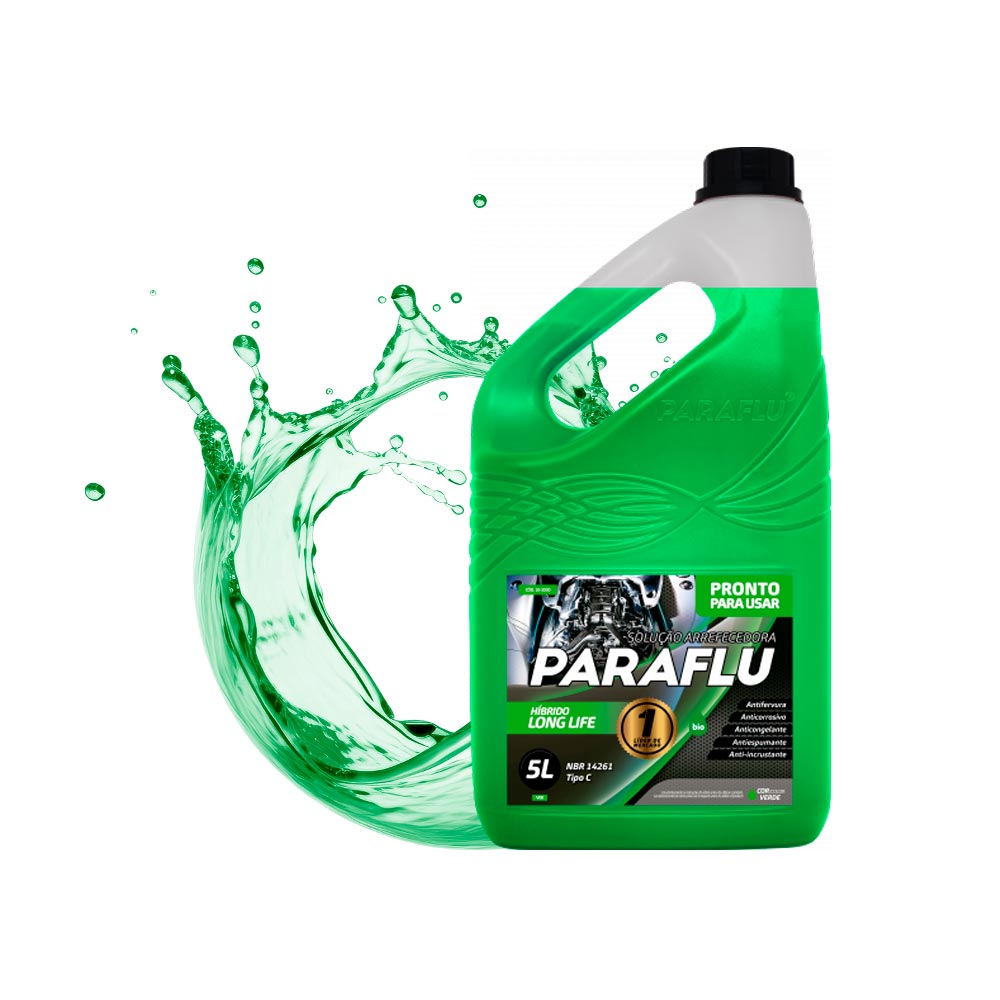 ADITIVO RADIADOR PRONTO P/ USO HIBRIDO LONG LIFE VERDE (5L)