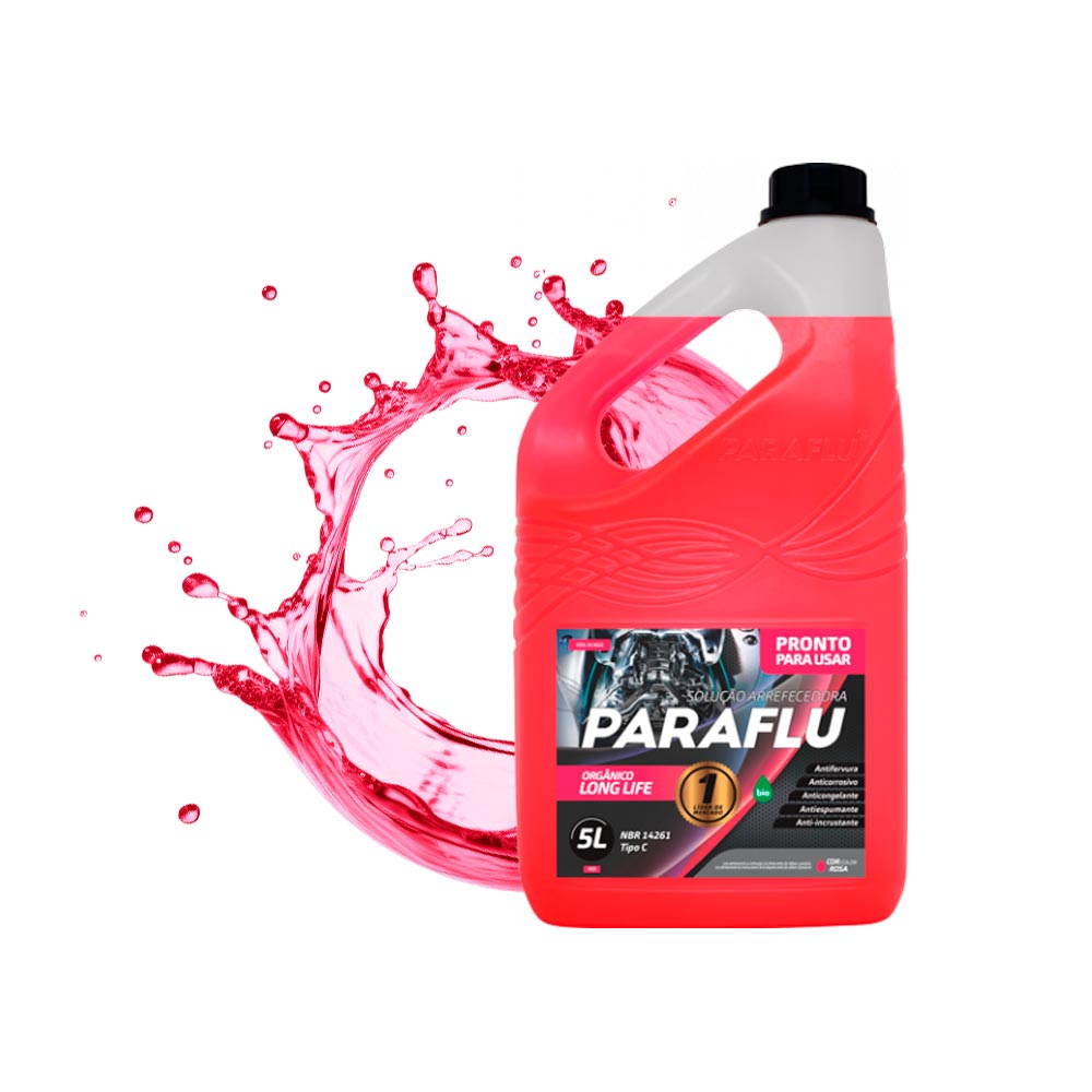 ADITIVO RADIADOR PRONTO P/ USO ORGANICO LONG LIFE ROSA 5L